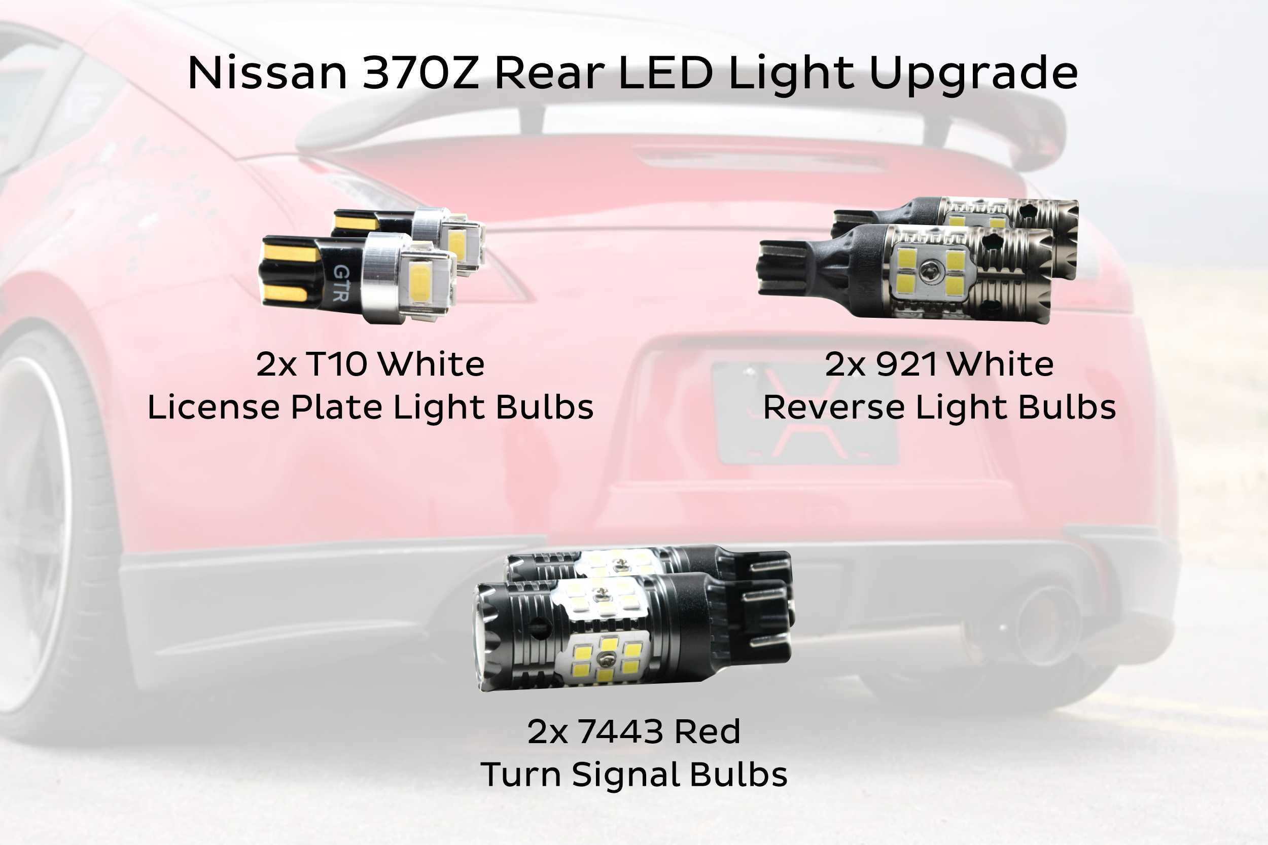 Nissan 370Z: Front LED Upgrade Kit | TRS LEDK-1027